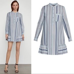 NWT BCBG MaxAzria Lucile Striped Shirt Dress